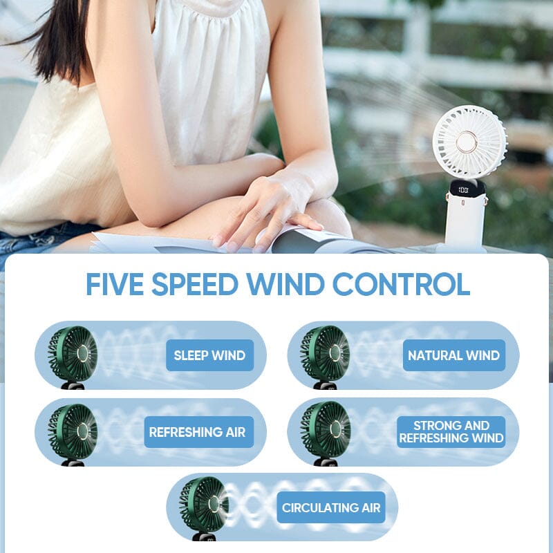 Avelena | Tragbarer Elektrischer Usb Ventilator