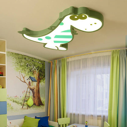 Avelena | DinoBright LED Deckenleuchte | Kreatives Dinosaurier-Design | Kinderzimmerlampe | Warm- & Weißlicht | Dimmbar