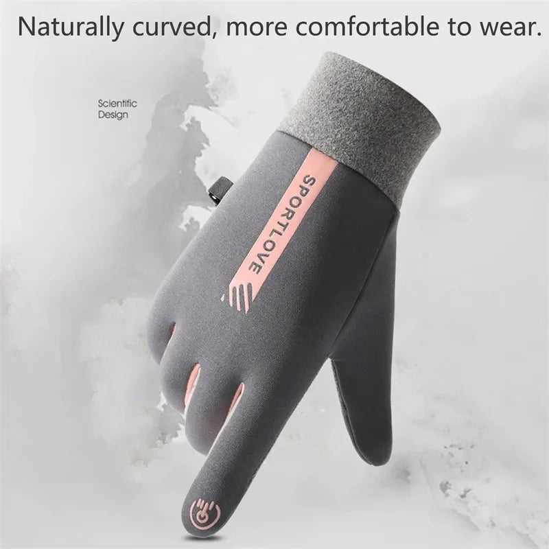 Avelena | Wasserdichte Finger-Touchscreen rutschfeste kältebeständige Handschuhe