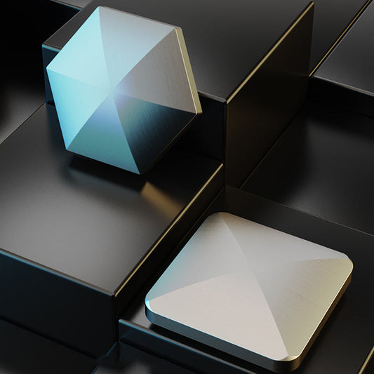 Avelena | Desktop Fingerspitzen Metall Flip-Rotation Spielzeug