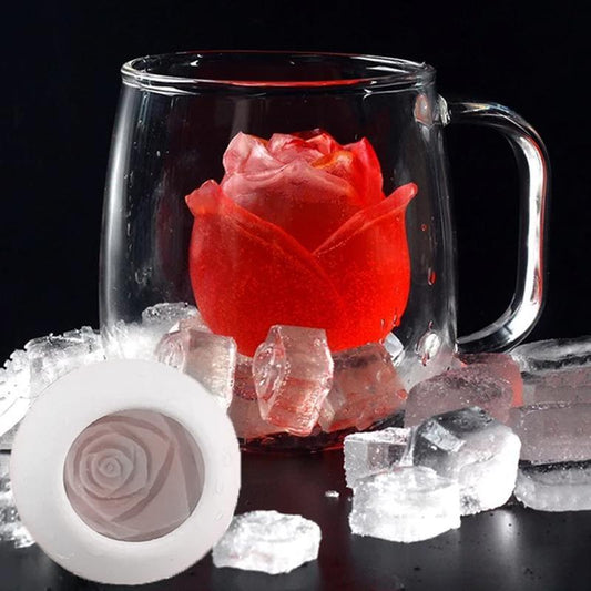 Avelena | 3D Silikon Rosenform Eiswürfelform