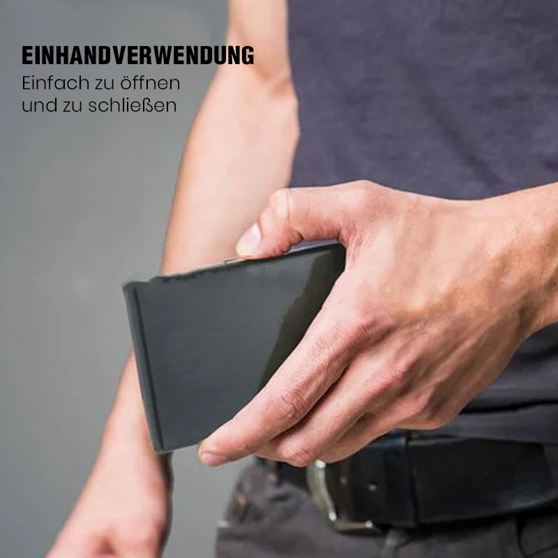 Avelena | Ultradünner Kartenhalter mit Diebstahl- und Demagnetisierungsschutz
