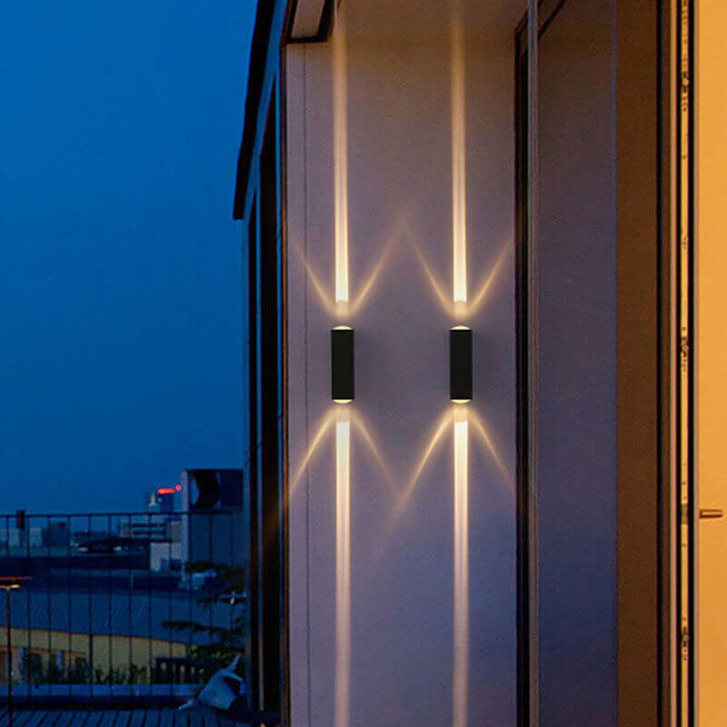 Avelena | Moderne wasserdichte rechteckige LED-Wandleuchte für den Außenbereich