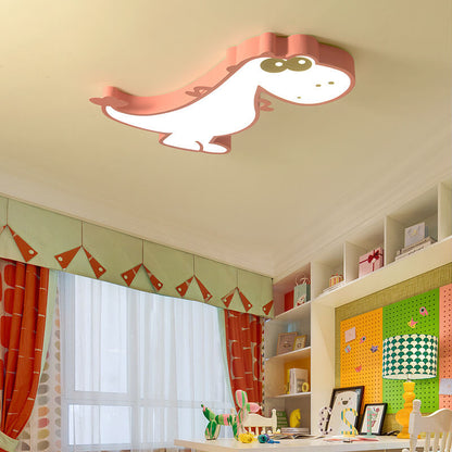 Avelena | DinoBright LED Deckenleuchte | Kreatives Dinosaurier-Design | Kinderzimmerlampe | Warm- & Weißlicht | Dimmbar