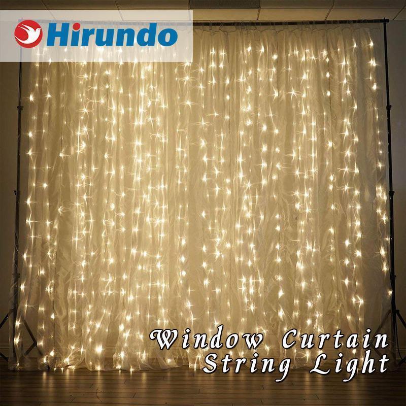 Avelena | Twinkle Star 300 LED Fenstervorhang Lichterkette
