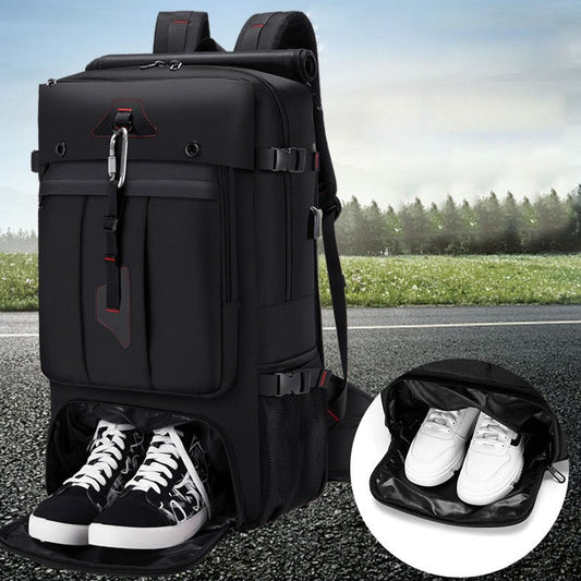 Avelena | 50L Vielseitiger Wasserdichter Rucksack, mit Großer Kapazität, Exzellenten Organisationsfächern & USB-Anschluss, für Reisen, Schule & Outdoor