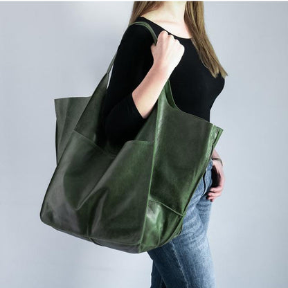 Avelena | Übergroße Weekender-Handtaschen Aus Leder