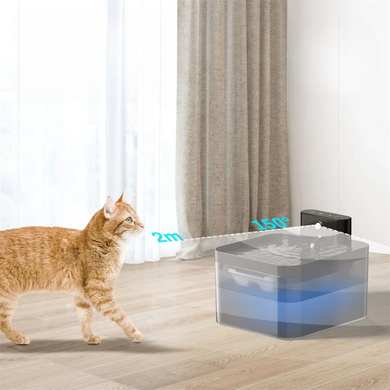 Avelena | Automatisch – Kabelloser Trinkbrunnen für Katzen mit Sensor
