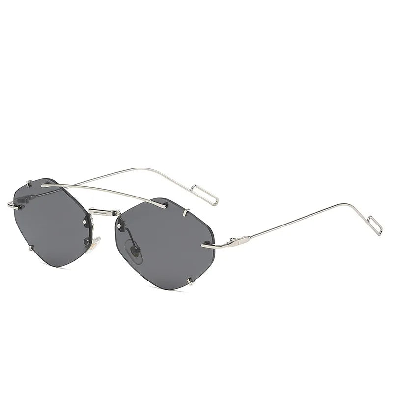 Avelena | Eyewear Trendy Randlose Sonnenbrille
