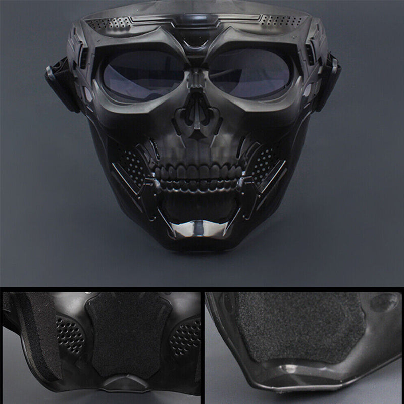 Avelena | Radfahren Harley Goggles Totenkopfmaske