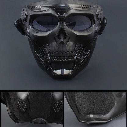 Avelena | Radfahren Harley Goggles Totenkopfmaske