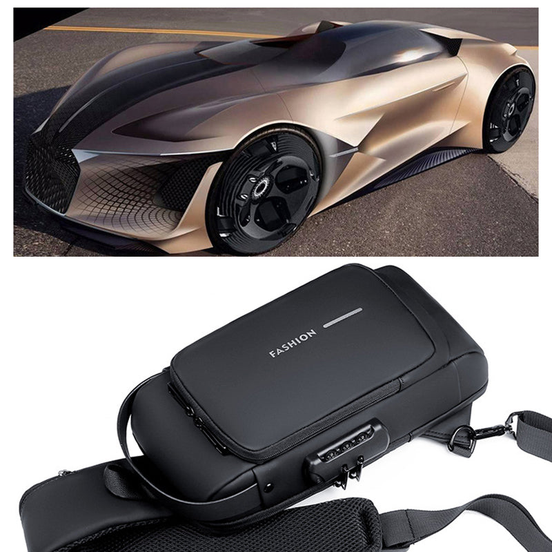 Avelena | Diebstahlsicherer Umhängetasche mit USB-Ladeanschluss