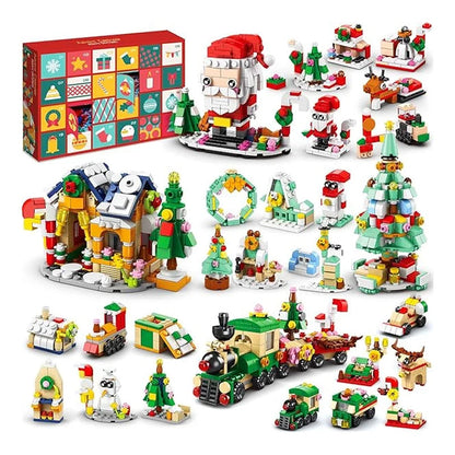 Avelena | Weihnachts-Adventskalender-Überraschungsbaustein-Set