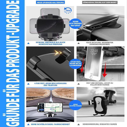 Avelena | 1200 Grad Handyshalterung für Auto