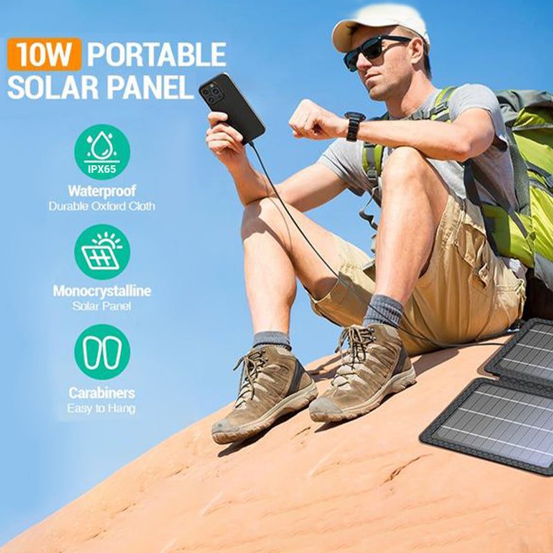 Avelena | 10W schnelles Laden tragbares Solar-Ladegerät