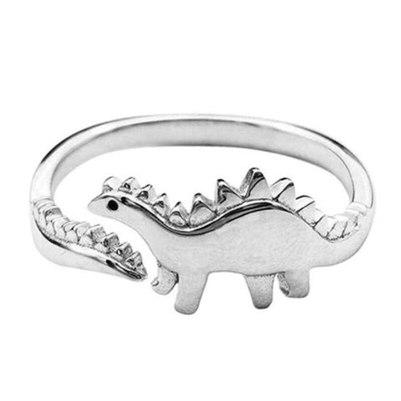 Avelena | Verstellbarer niedlicher Dinosaurier-Ring