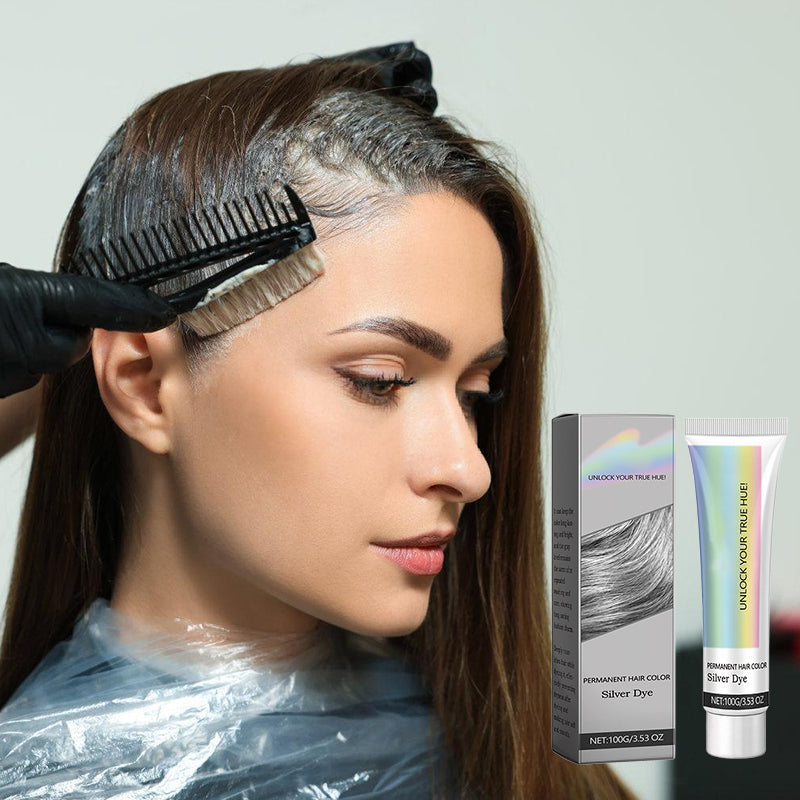 Avelena | 2-in-1 Natürlicher Essenzextrakt Silber Haarfarbe