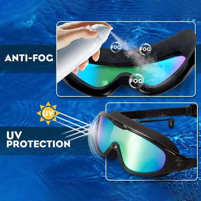 Avelena | Weitwinkel-Schwimmbrille mit Antibeschlag-Effekt