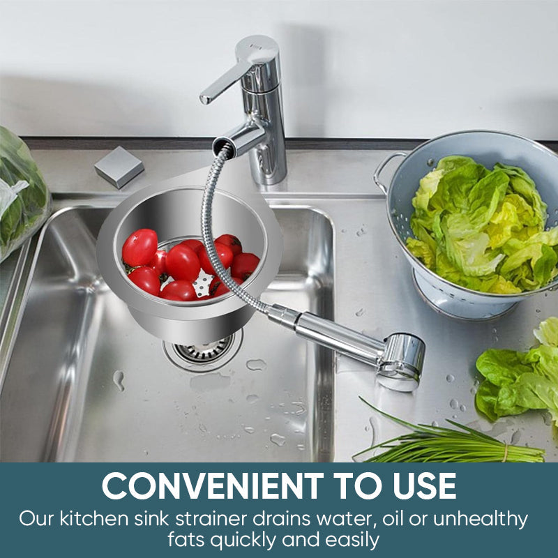 Avelena | Edelstahl Schwan Spülbecken Siebkorb