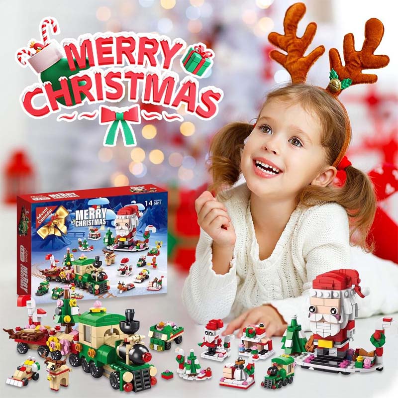 Avelena | 2024 Weihnachts-Bausteine Geschenkbox