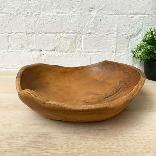 Avelena | Teak Root Round Bowl Large 39cm