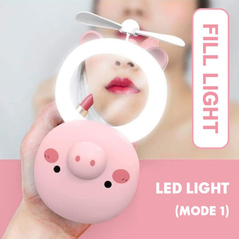 Avelena | Piglet LED Make-Up Spiegel