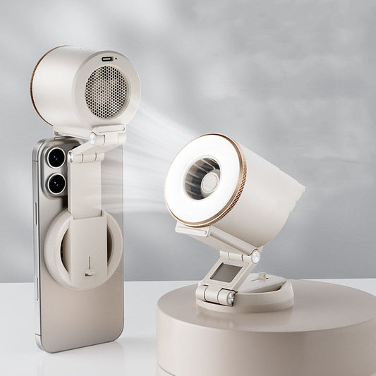 Avelena | 500mAh Magnetischer faltbarer Telefonständer Ventilator