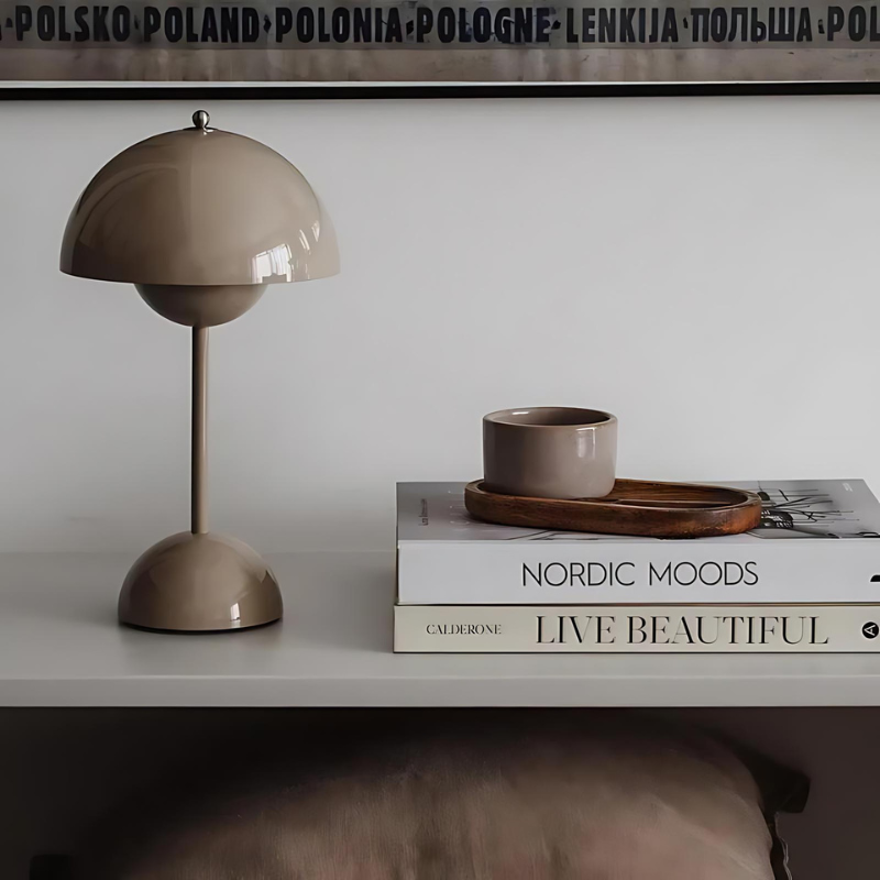 Avelena | ModernLamp | Moderne Tischleuchte im Pilzdesign mit Touch-Control