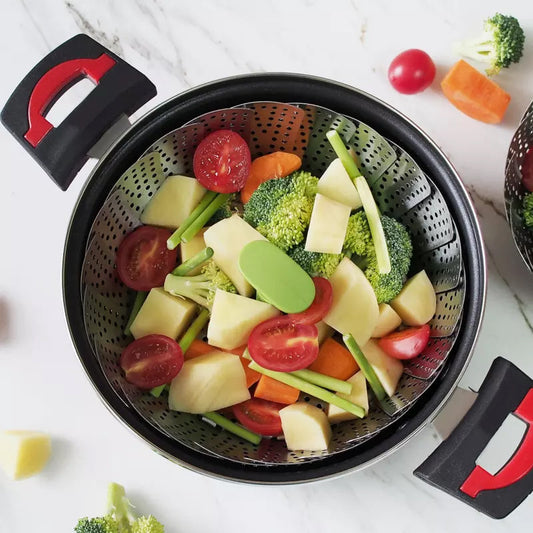 Avelena | Blumenförmiger Stahlfalt-Dampfer