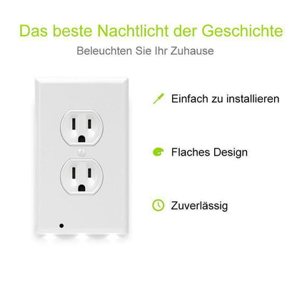 Avelena | Auslasswand Platte mit LED-Nachtlichtern