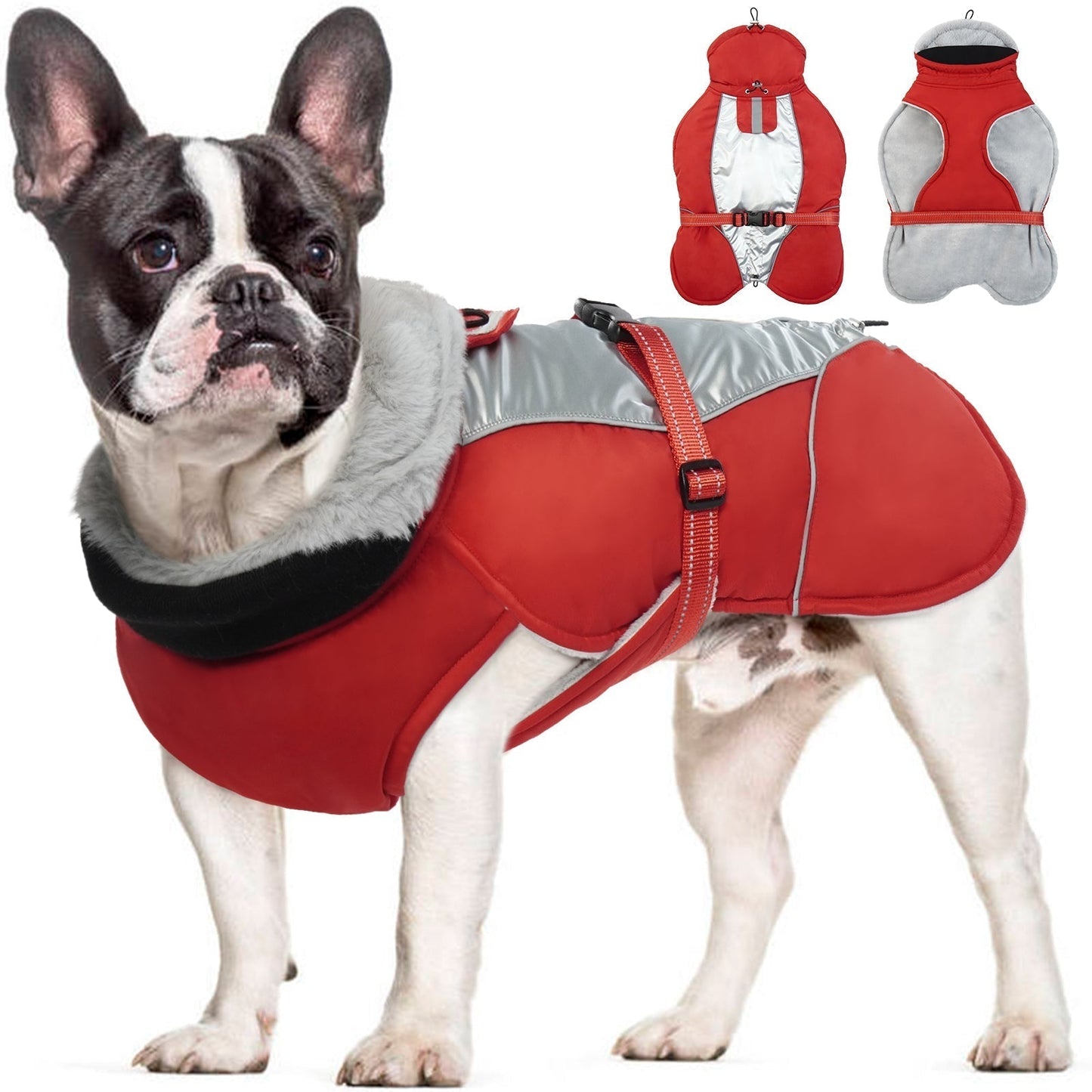 Avelena | Reflektierende Hundeweste für Winter Sicher und Warm