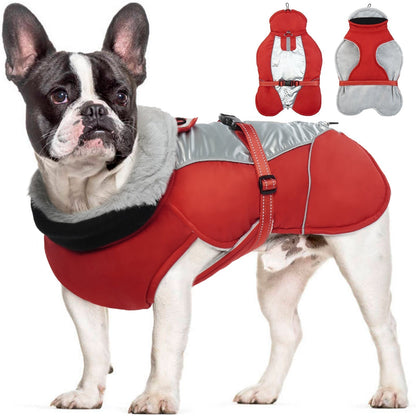 Avelena | Reflektierende Hundeweste für Winter Sicher und Warm