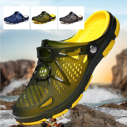 Avelena | Herren Strandsandalen Atmungsaktiv Mesh Strand Pantoffel