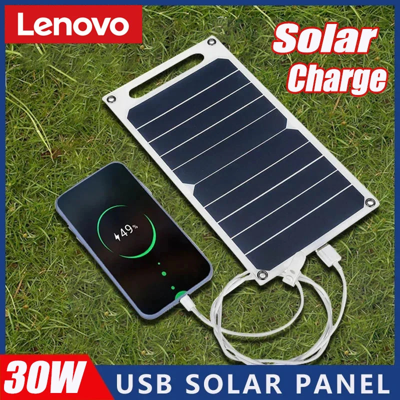 Avelena | Solarpanel mit Tragbarem Usb-Akku, Wasserdicht