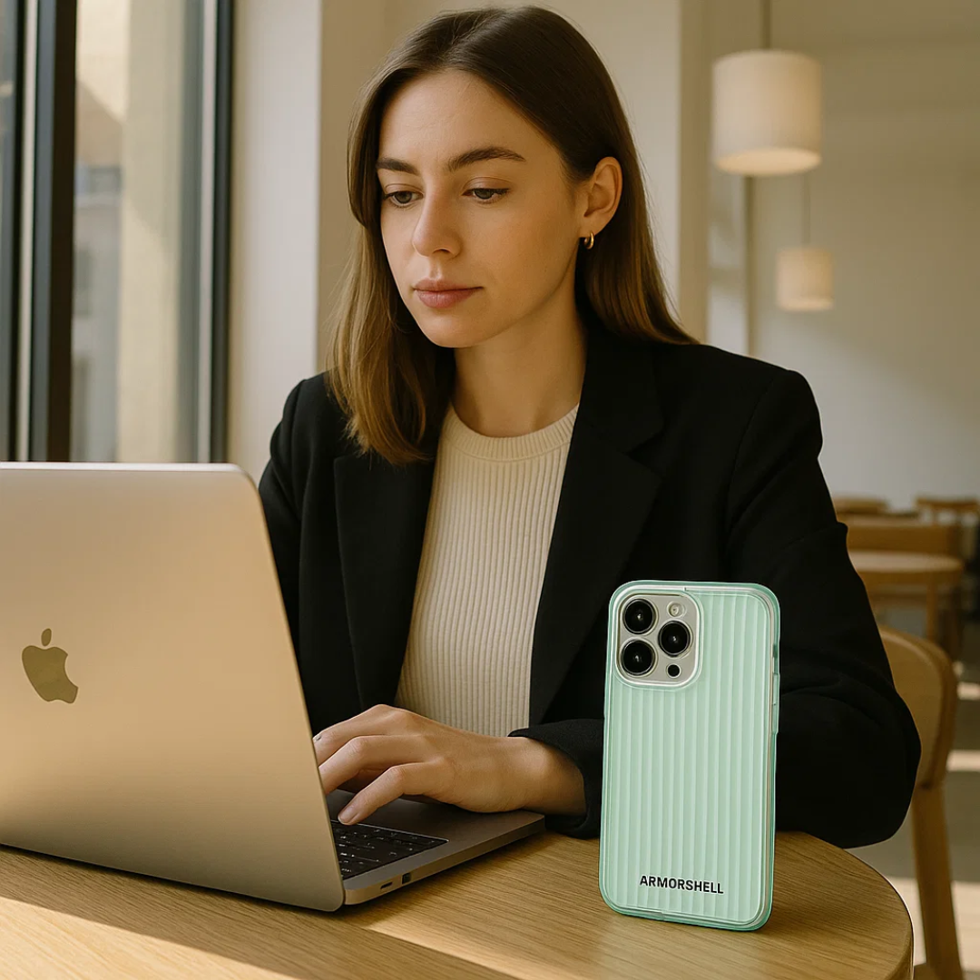 Avelena | ArmorShell | Ultradünnes und Stoßsicheres iPhone-Cover
