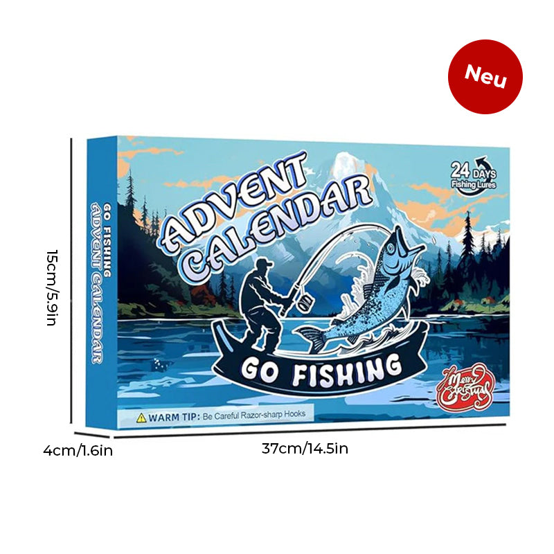 Avelena | 24 Tage Weihnachts-Countdown Fischzubehör-Set
