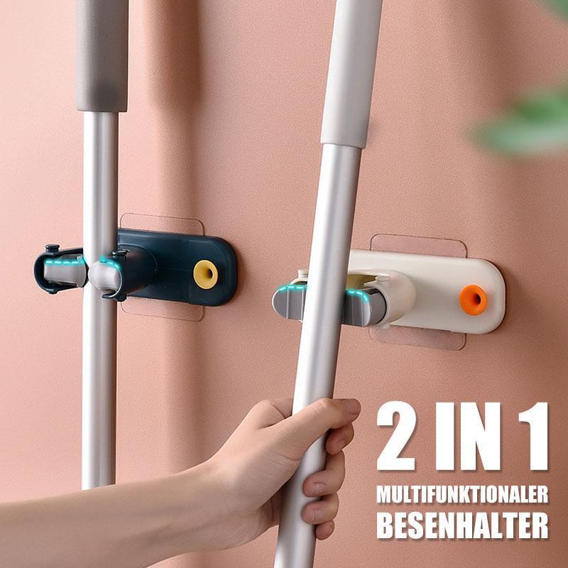 Avelena | 2 In 1 Multifunktionaler Besenhalter