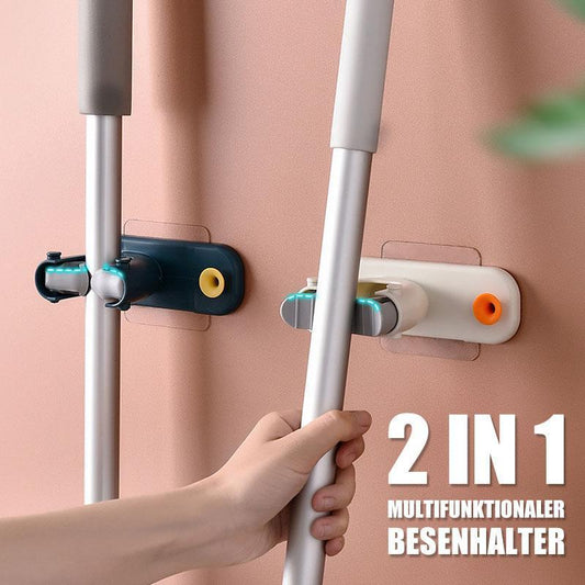 Avelena | 2 In 1 Multifunktionaler Besenhalter