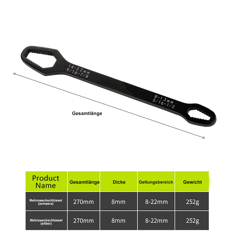 Avelena | Doppelkopf-Multifunktionsschlüssel