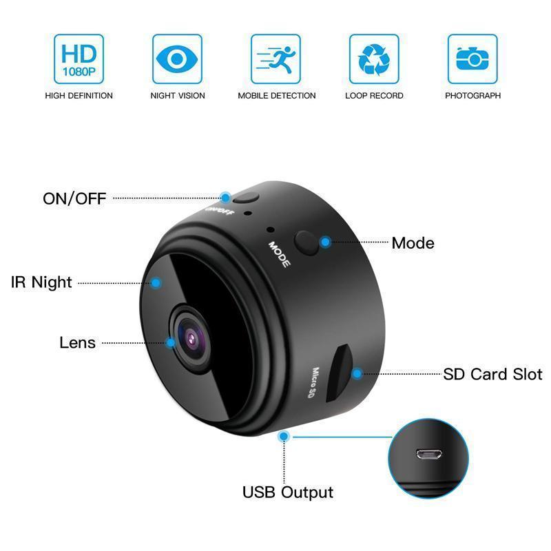Avelena | 1080p Magnetische WiFi Mini Kamera-RV Anhänger Rückfahrkamera
