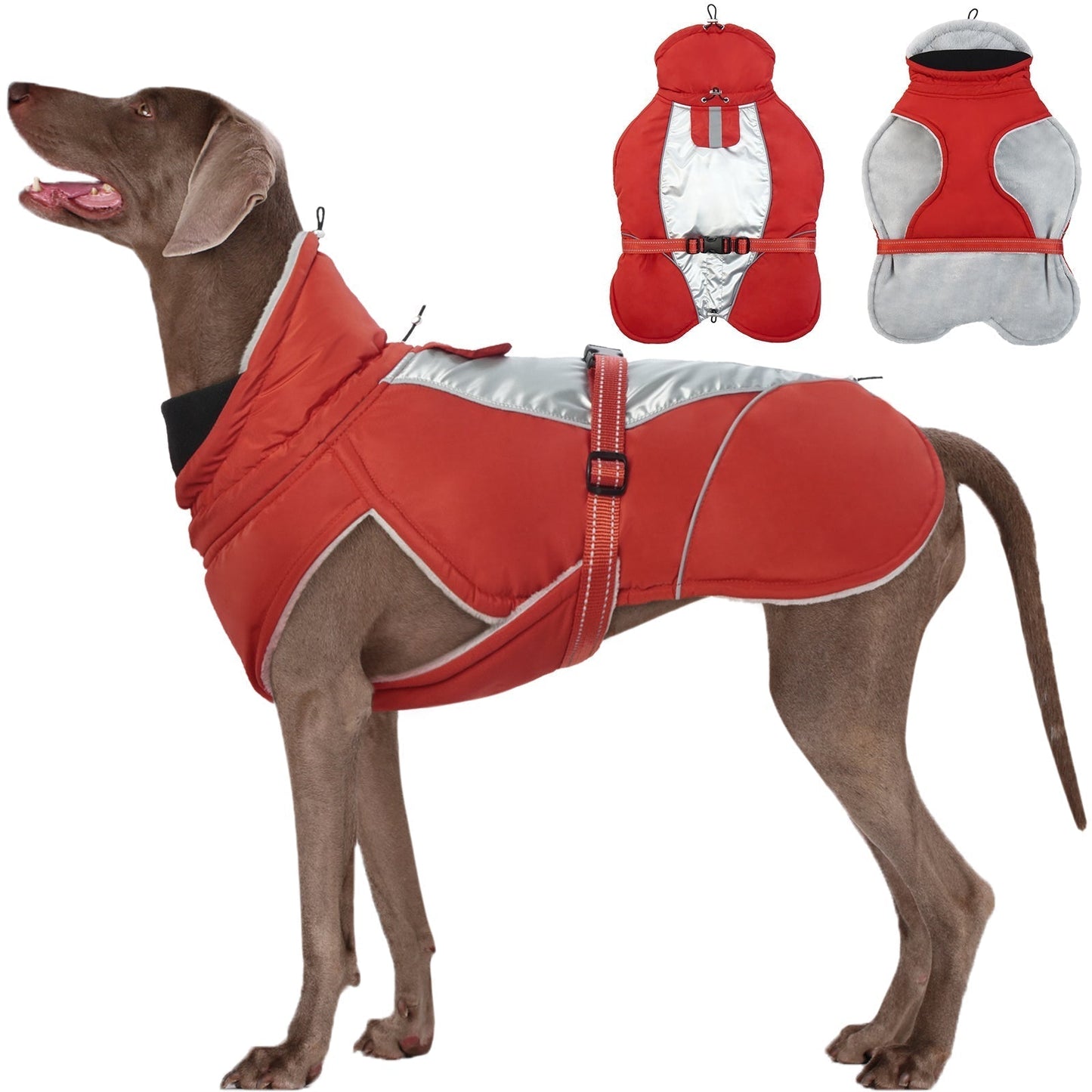 Avelena | Reflektierende Hundeweste für Winter Sicher und Warm
