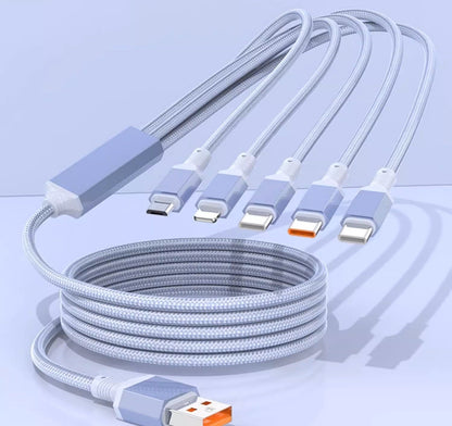 Avelena | 100W Schnelllade 5-in-1 Datenkabel - Energie Tanken