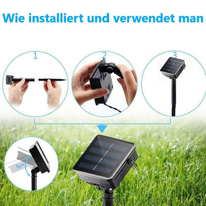 Avelena | Solar Rattan LED-Leuchten