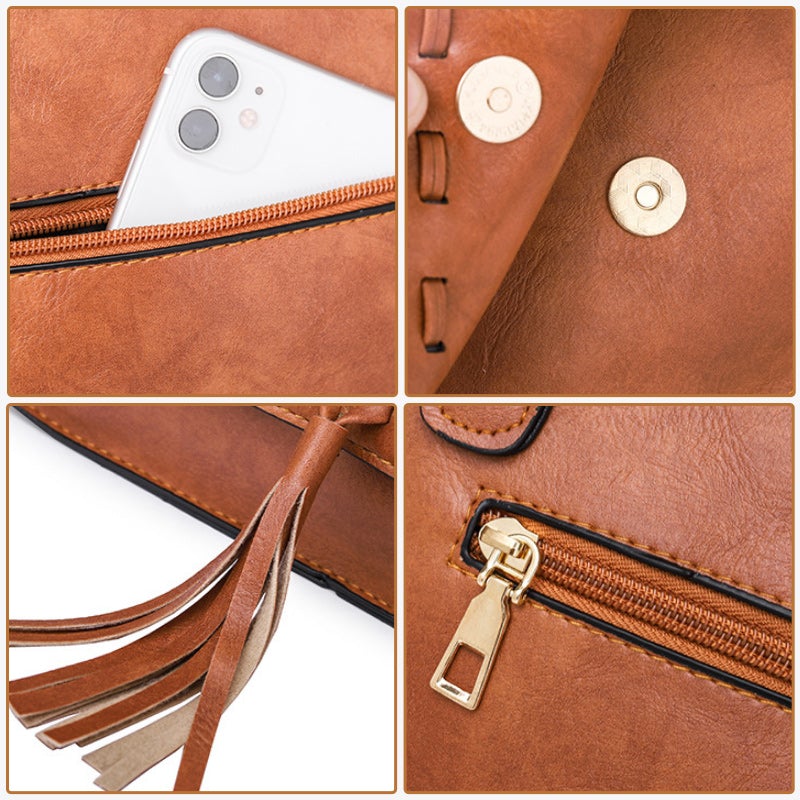 Avelena | Damen Quasten Schultertasche