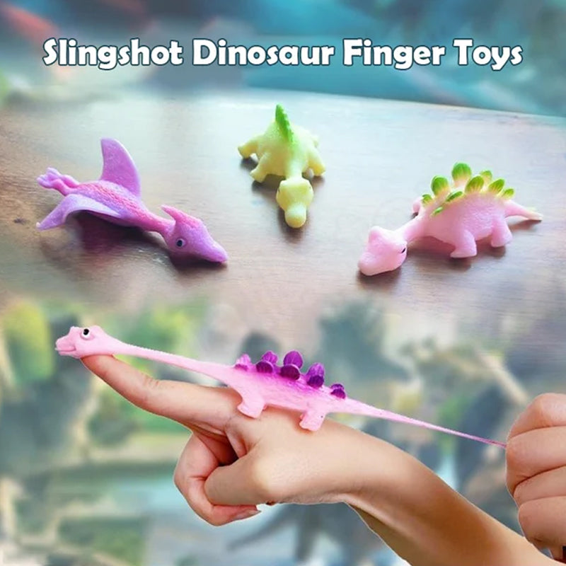 Avelena | Slingshot Dinosaurier Finger Spielzeuge (10-50 Stück)