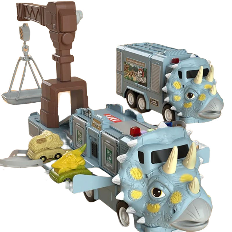 Avelena | Dinosaurier Transforming Truck Spielzeug Set Mit Lichtern Und Musik