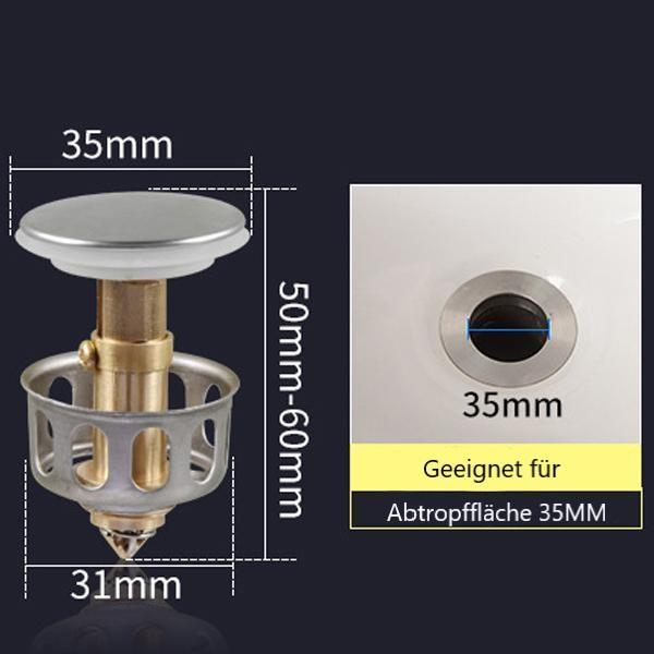 Avelena | 2-in-1-Badewannenstopfen und -filter