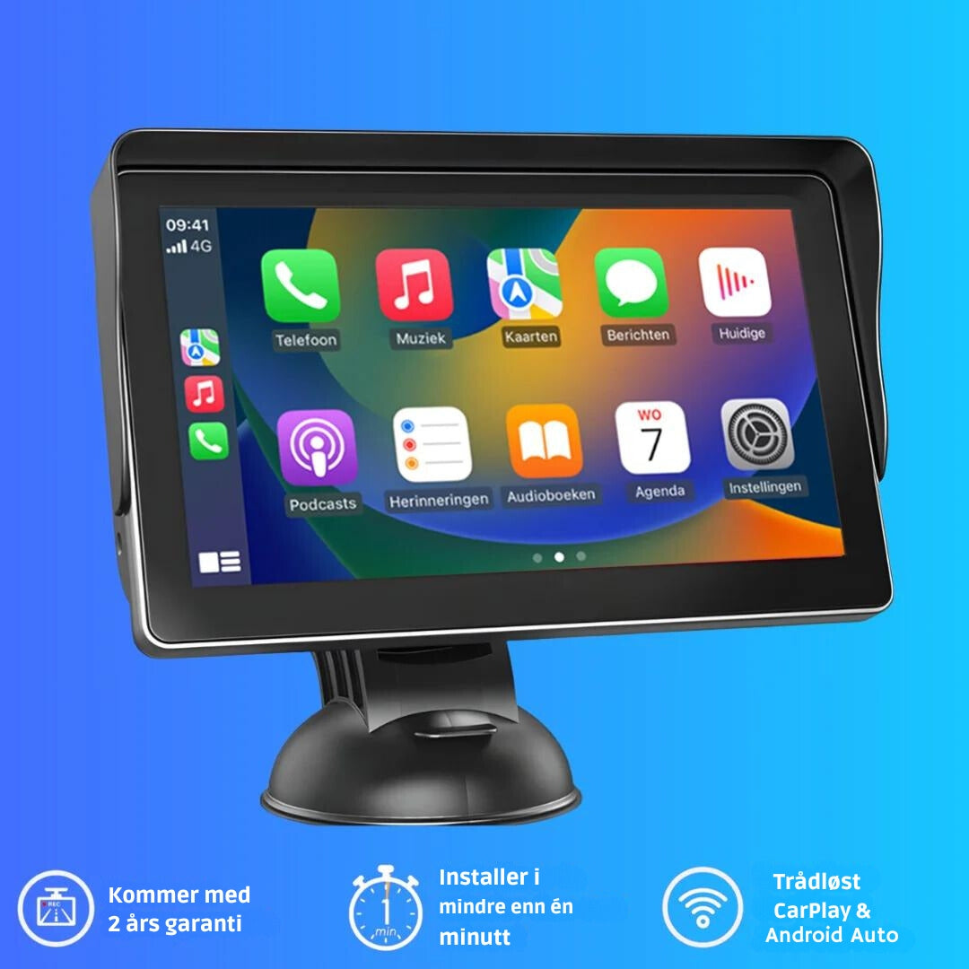 Avelena | Smartdrive Auto-Display – Drahtloses Apple Carplay & Android Auto | Einfache Installation, Rückfahrkamera, Bluetooth & Gps