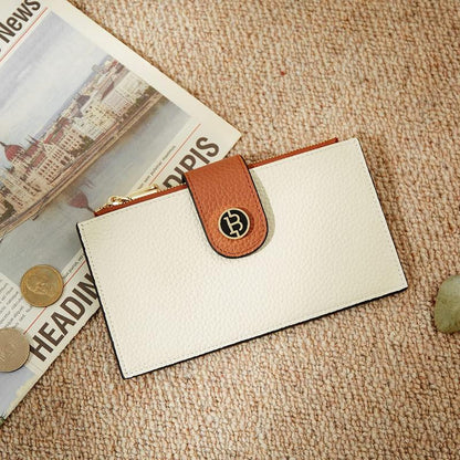 Avelena | Trendige Clutch mit Reißverschlusstaschen und Kartenfächern