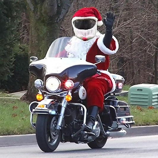 Avelena | Weihnachtsmann Motorradhelm Protektor